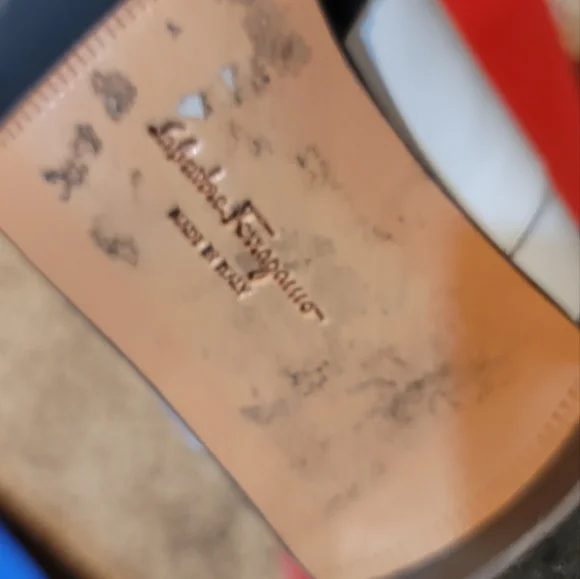 Vtg Salvatore Ferragamo Black and White Oxfords - Picture 5 of 9